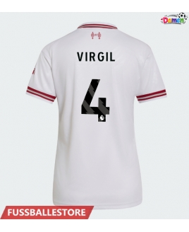 Günstige Liverpool Virgil van Dijk #4 Auswärtstrikot Damen 2026-27 Kurzarm